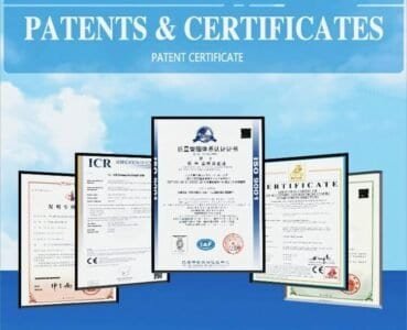 certificate of circular knitting machine