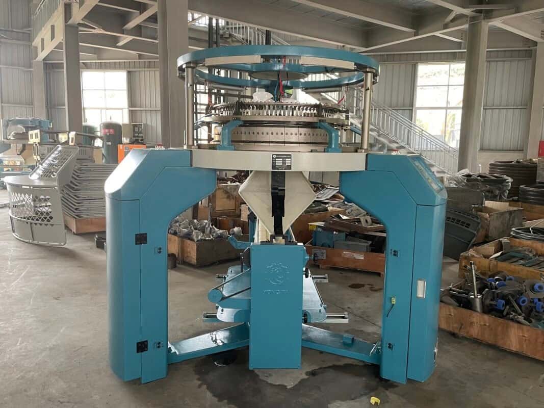 Single knitting machine factory